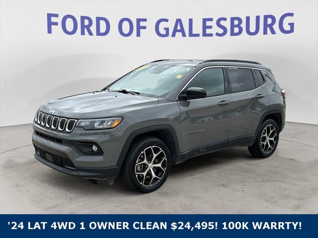 used 2024 Jeep Compass car, priced at $23,995