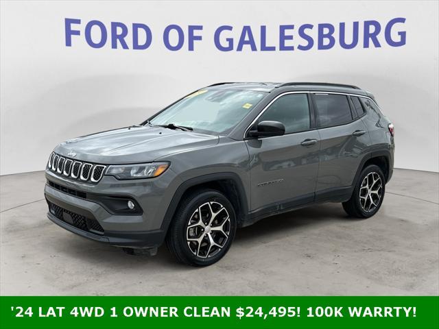 used 2024 Jeep Compass car, priced at $24,495