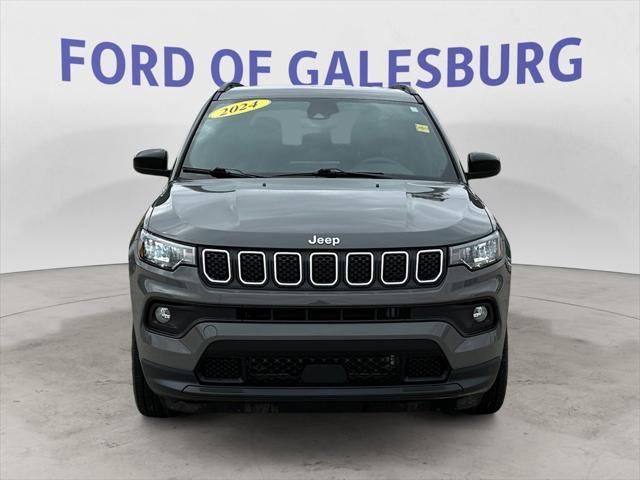 used 2024 Jeep Compass car, priced at $24,995