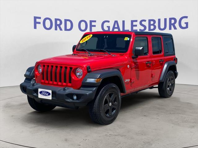 used 2018 Jeep Wrangler Unlimited car, priced at $29,995