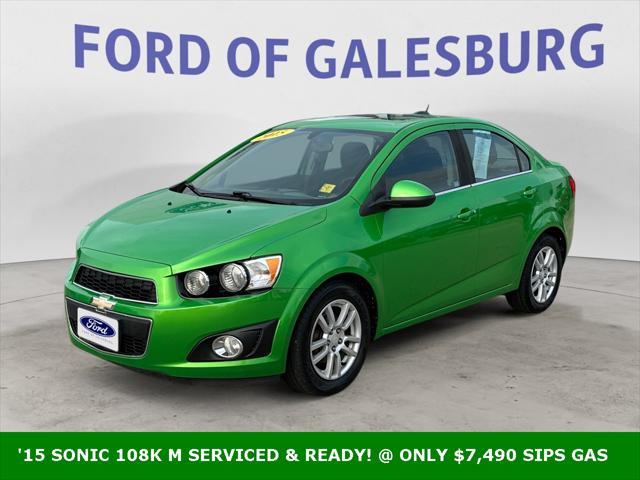 used 2015 Chevrolet Sonic car, priced at $7,490