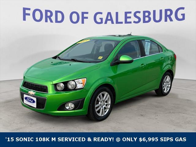 used 2015 Chevrolet Sonic car, priced at $6,995