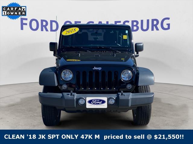 used 2018 Jeep Wrangler JK car, priced at $21,550