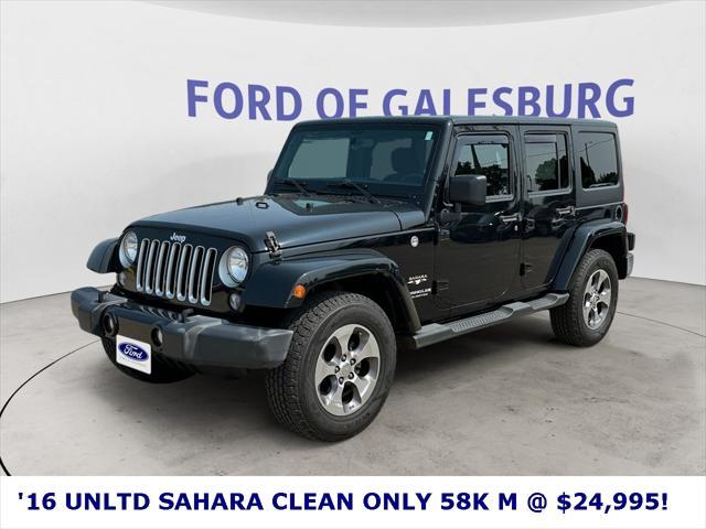 used 2016 Jeep Wrangler Unlimited car, priced at $25,495