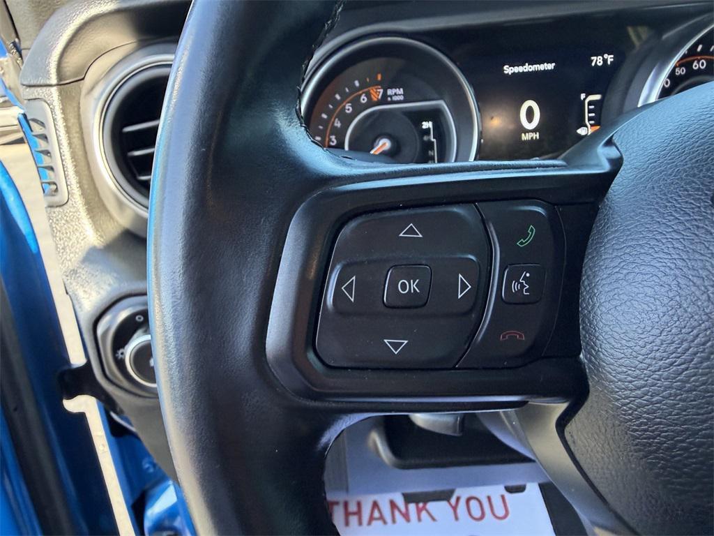 used 2021 Jeep Wrangler car, priced at $28,250