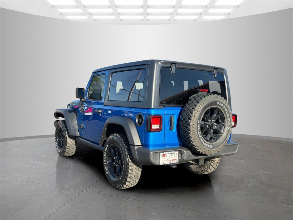 used 2021 Jeep Wrangler car, priced at $28,250