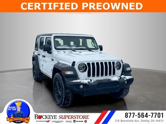 used 2020 Jeep Wrangler Unlimited car, priced at $21,750