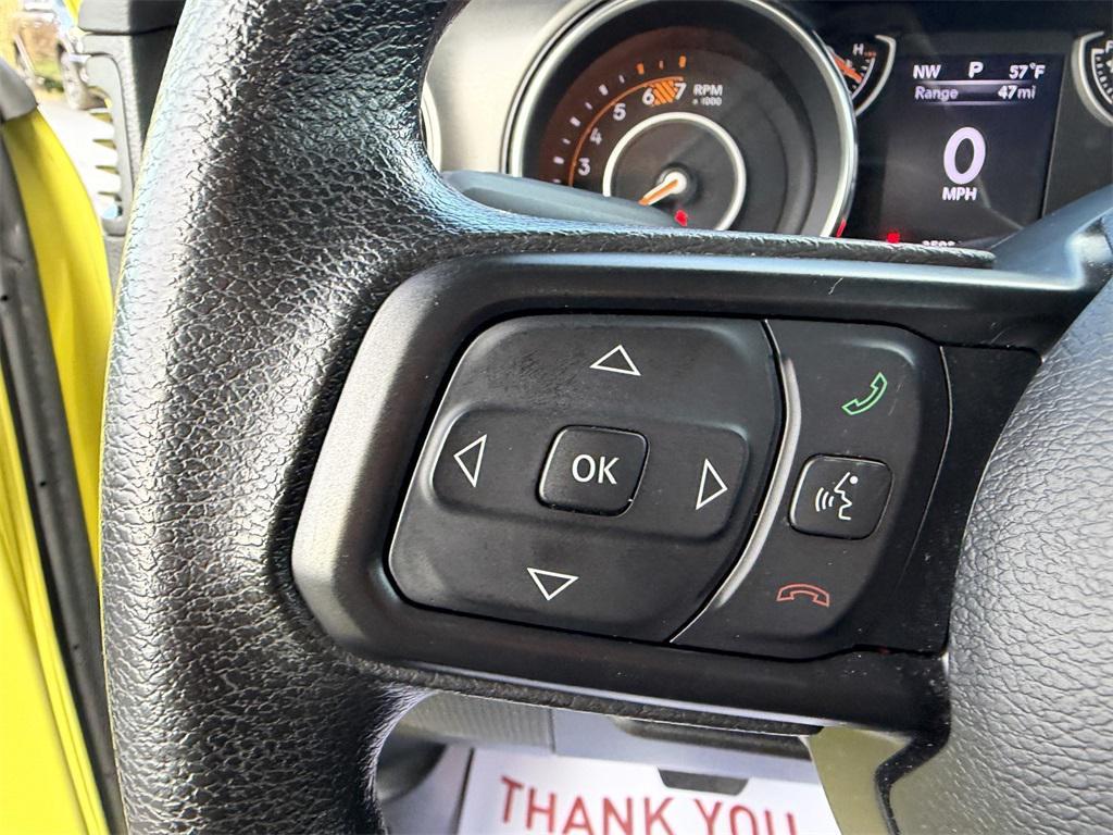 used 2023 Jeep Wrangler car, priced at $27,500