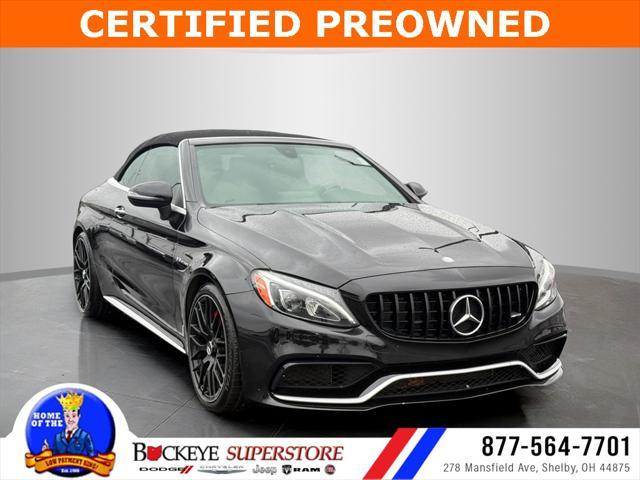 used 2017 Mercedes-Benz AMG C 63 car, priced at $38,500