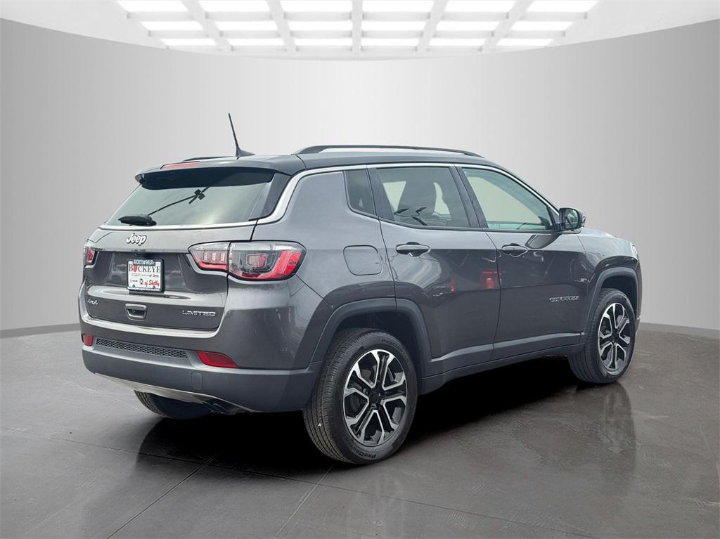 used 2022 Jeep Compass car, priced at $22,500