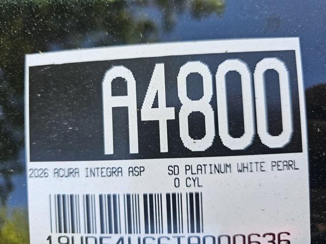 new 2026 Acura Integra car, priced at $38,995