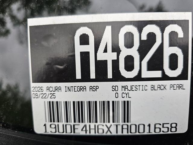 new 2026 Acura Integra car, priced at $40,995