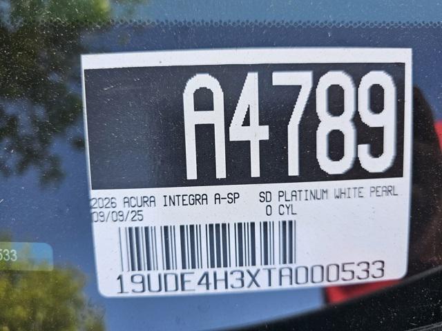 new 2026 Acura Integra car, priced at $37,745
