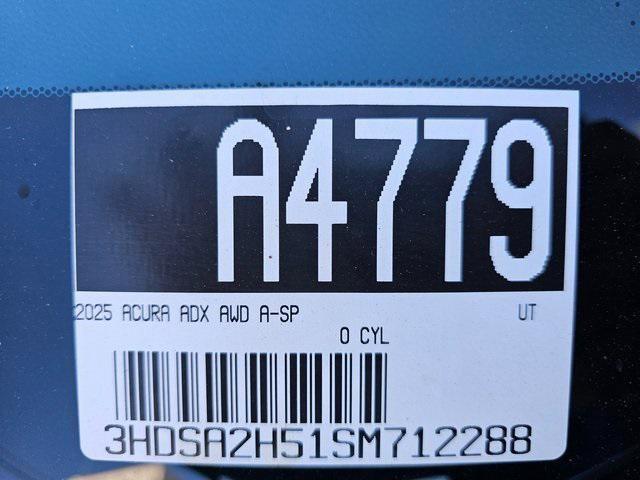 new 2025 Acura ADX car, priced at $41,350