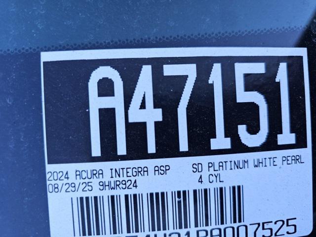 used 2024 Acura Integra car, priced at $27,357