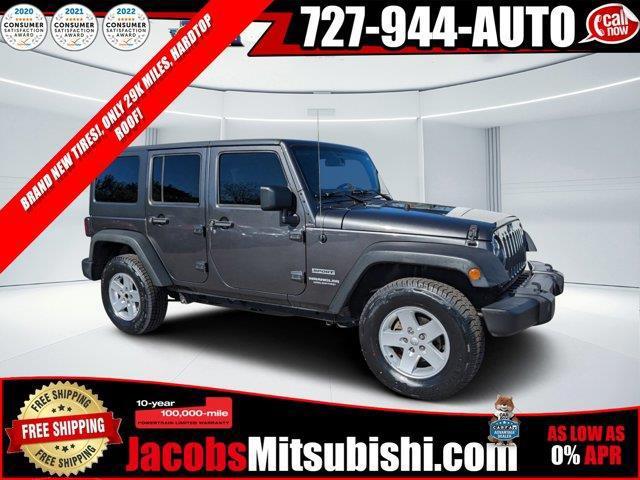 used 2017 Jeep Wrangler Unlimited car, priced at $24,700