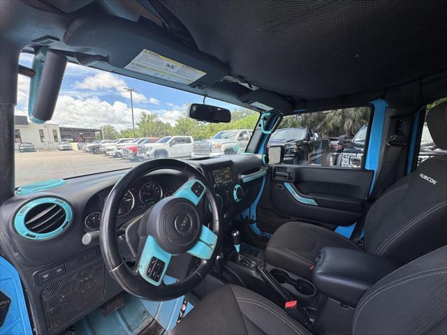 used 2017 Jeep Wrangler Unlimited car, priced at $21,834