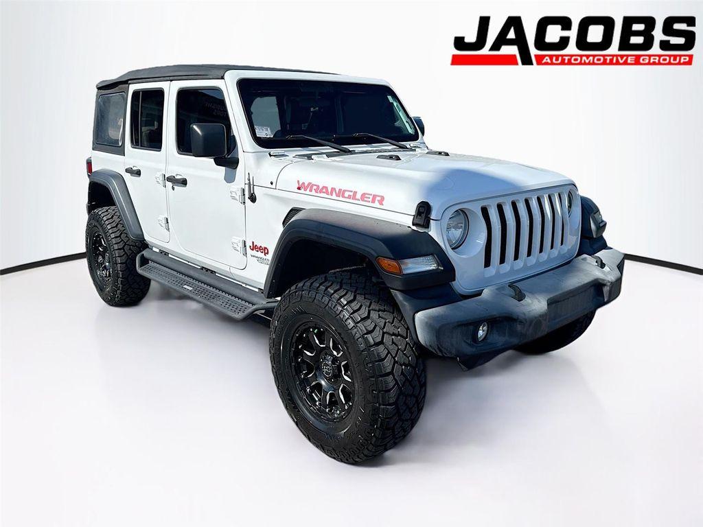 used 2018 Jeep Wrangler Unlimited car, priced at $21,500