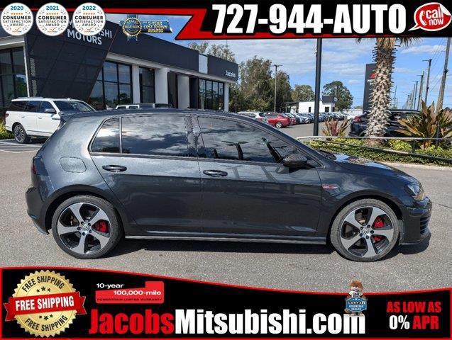 used 2017 Volkswagen Golf GTI car, priced at $18,495