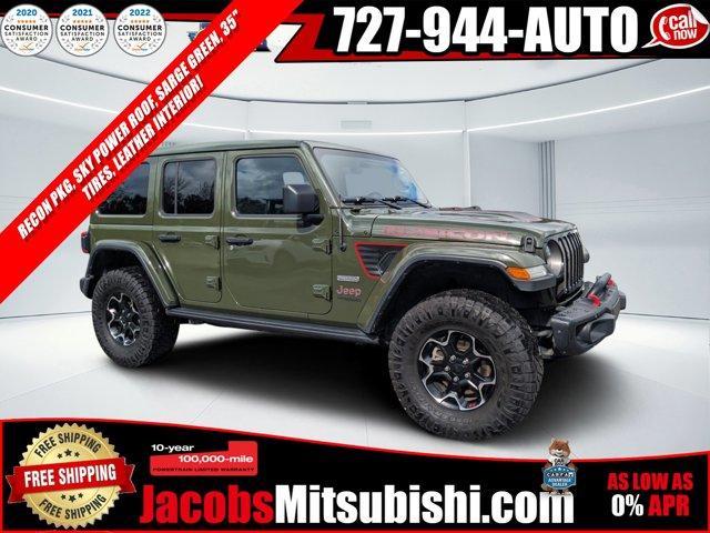 used 2020 Jeep Wrangler Unlimited car, priced at $38,700