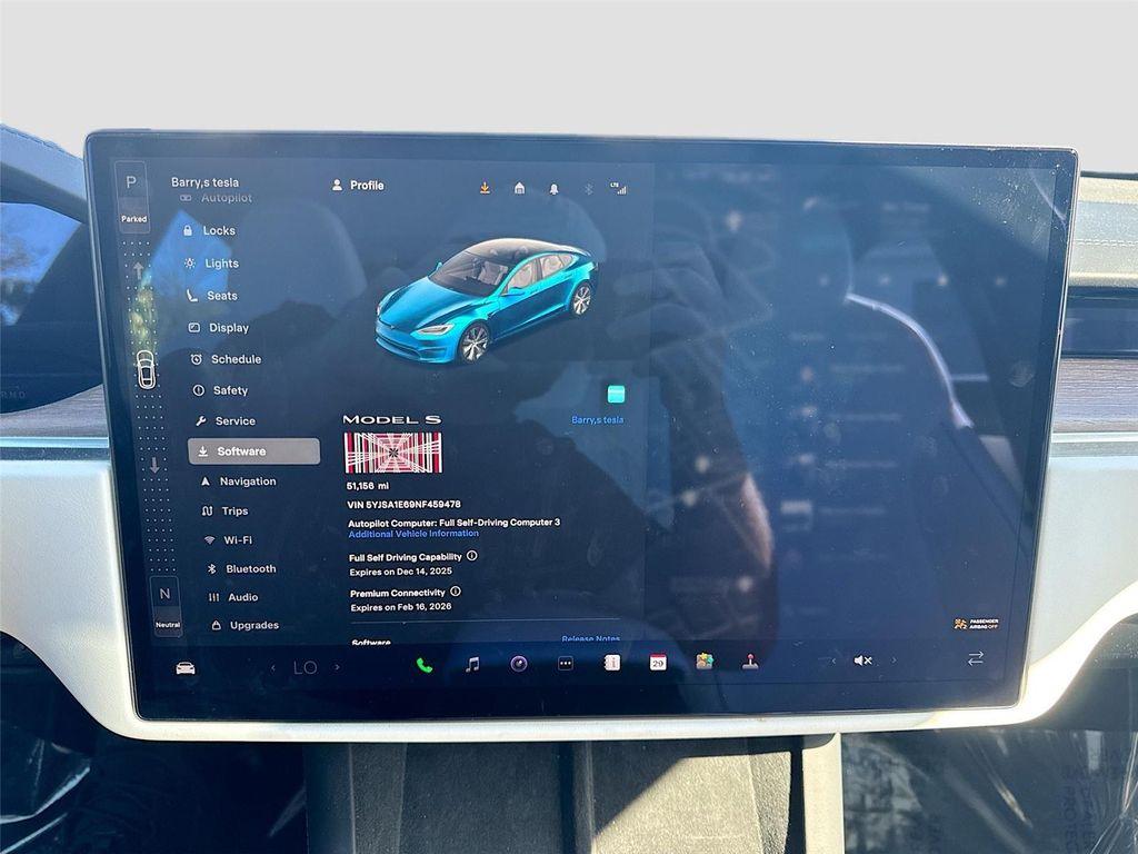 used 2022 Tesla Model S car, priced at $51,780