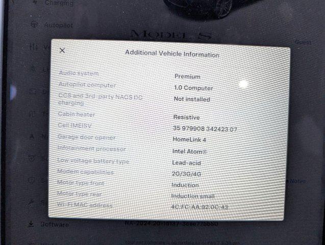 used 2016 Tesla Model S car, priced at $20,500