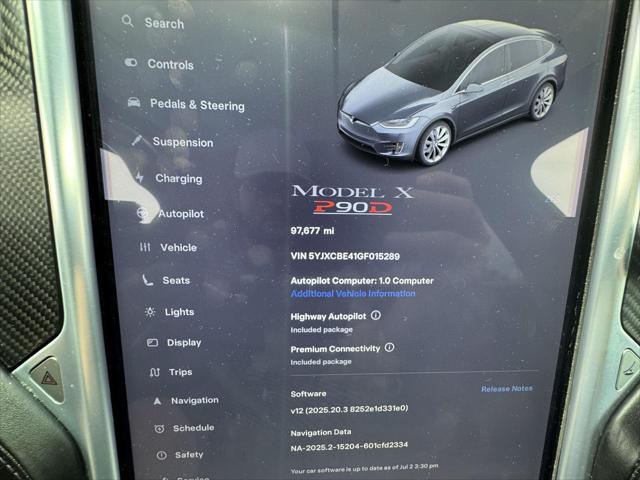 used 2016 Tesla Model X car, priced at $24,319