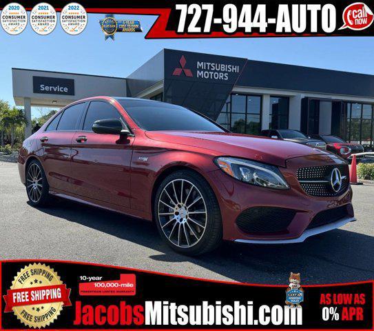 used 2018 Mercedes-Benz AMG C 43 car, priced at $31,265