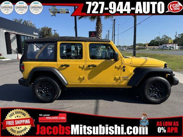 used 2021 Jeep Wrangler Unlimited car, priced at $30,935