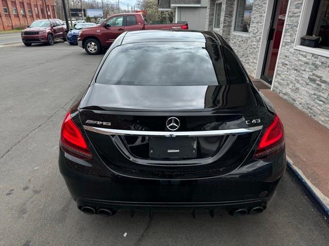 used 2020 Mercedes-Benz AMG C 43 car, priced at $42,599