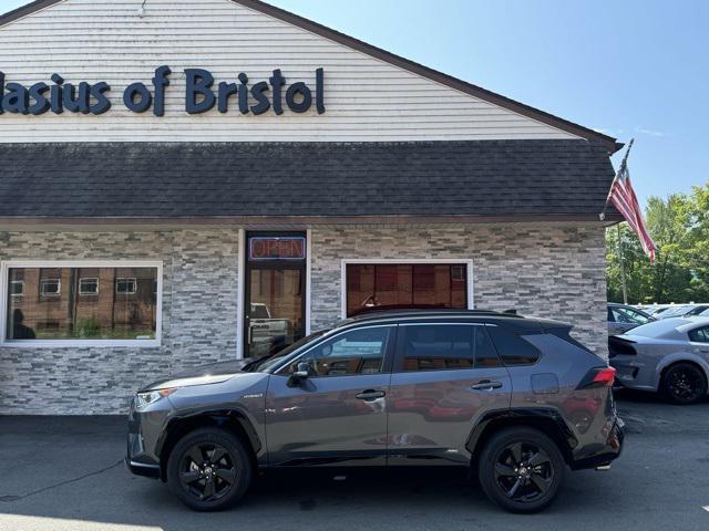 used 2021 Toyota RAV4 Hybrid car, priced at $35,107