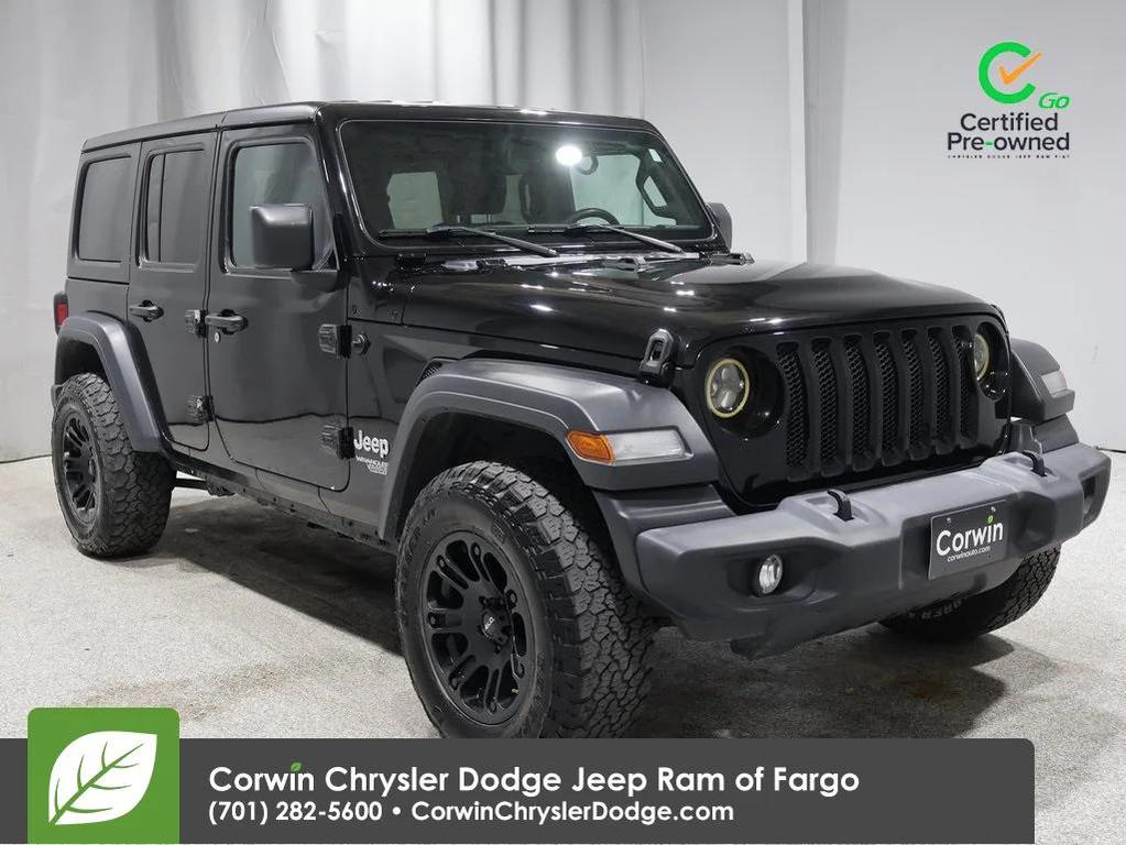used 2019 Jeep Wrangler Unlimited car, priced at $21,000