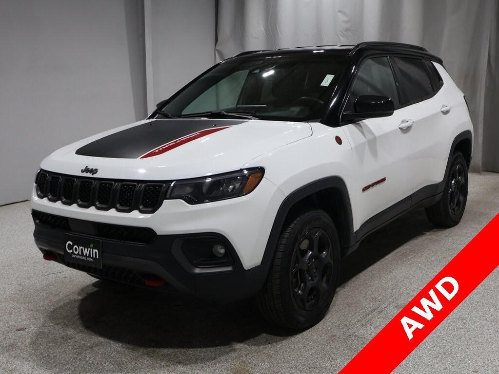 used 2023 Jeep Compass car, priced at $22,500