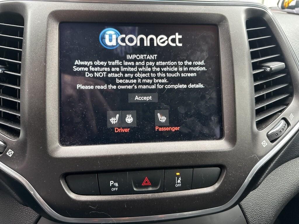 used 2021 Jeep Cherokee car, priced at $22,000