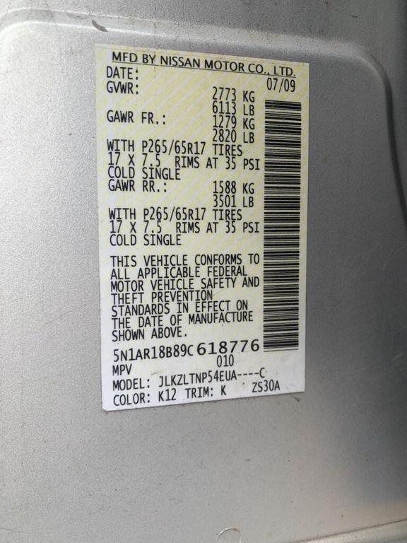 used 2009 Nissan Pathfinder car, priced at $3,500