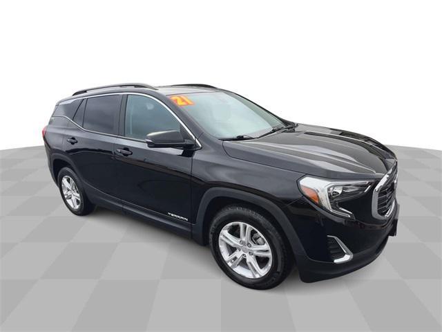 used 2021 GMC Terrain car, priced at $20,997