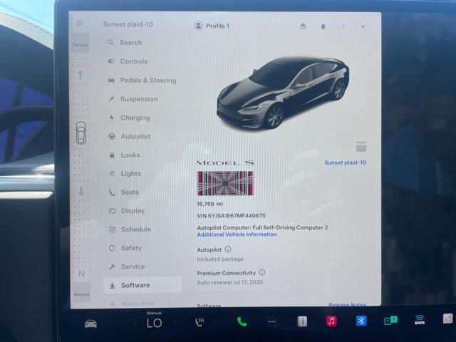 used 2021 Tesla Model S car, priced at $59,989