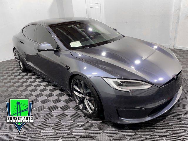 used 2021 Tesla Model S car, priced at $60,989