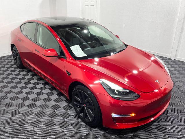 used 2022 Tesla Model 3 car, priced at $34,989