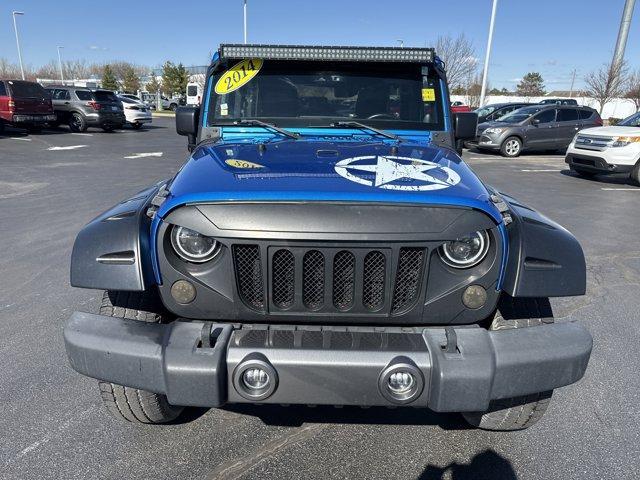 used 2014 Jeep Wrangler Unlimited car, priced at $14,000