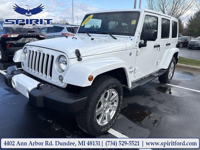 used 2016 Jeep Wrangler Unlimited car, priced at $22,500