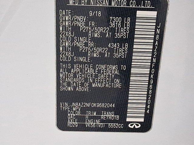 used 2019 INFINITI QX80 car, priced at $19,997