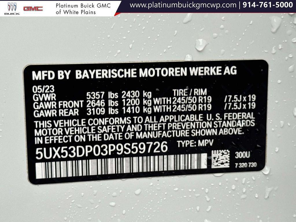 used 2023 BMW X3 car, priced at $38,769