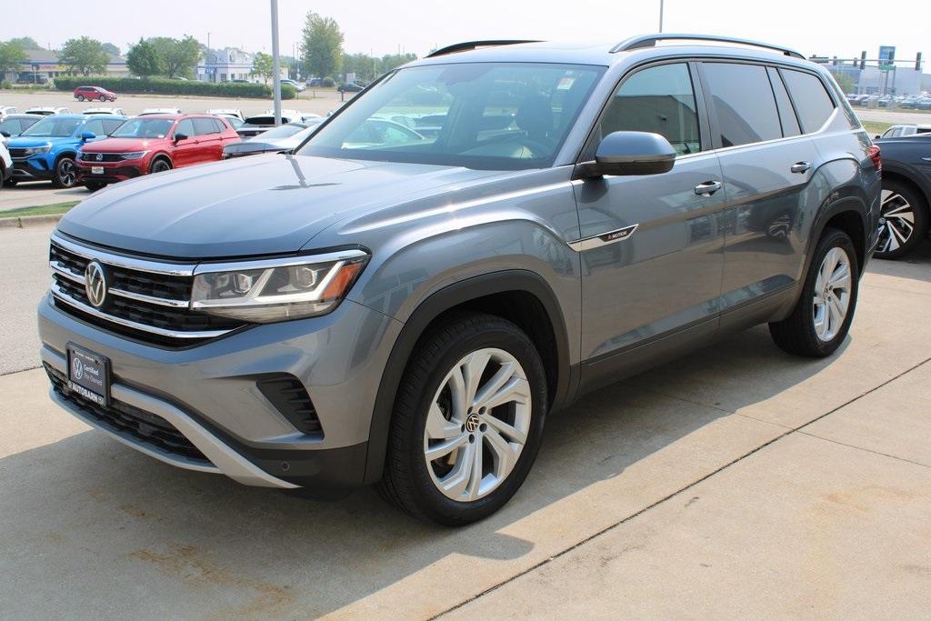 used 2021 Volkswagen Atlas car, priced at $28,800