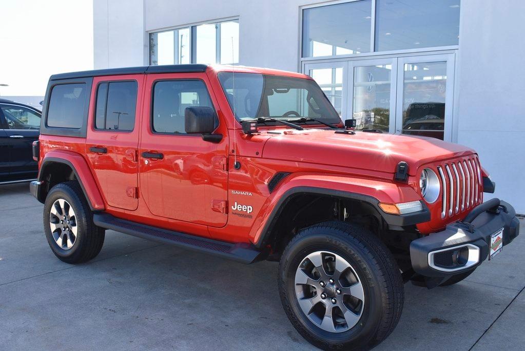 used 2020 Jeep Wrangler Unlimited car, priced at $31,681