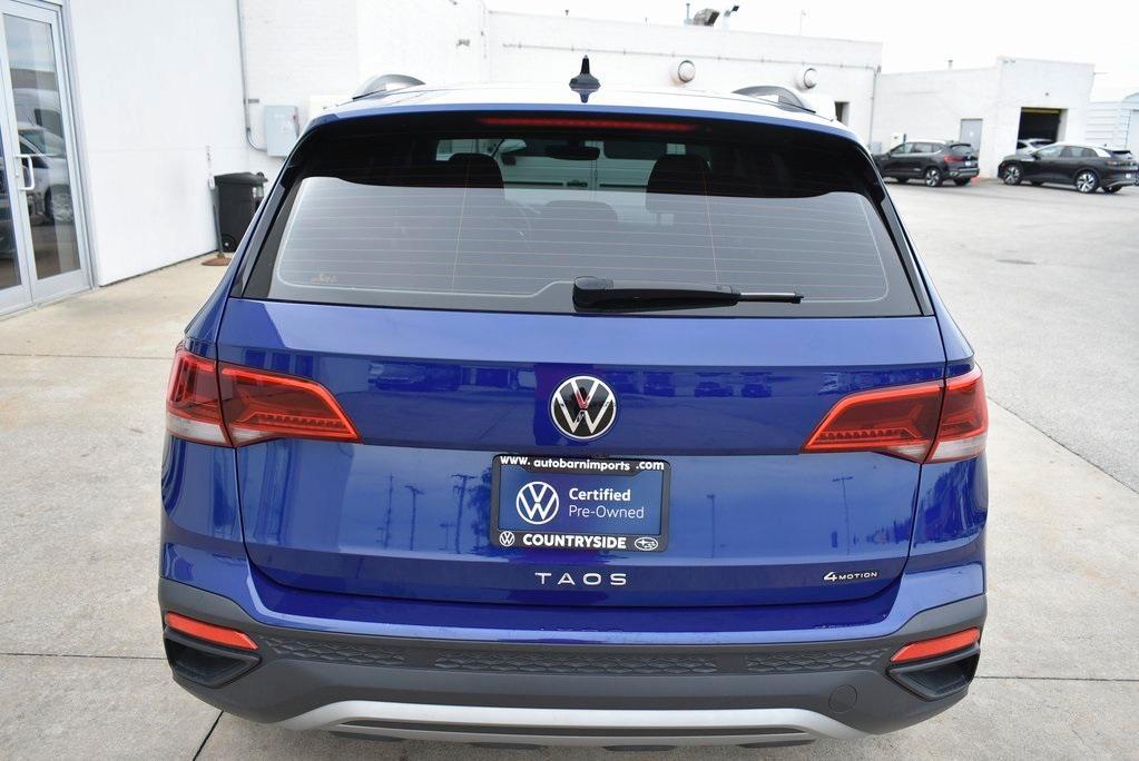 used 2023 Volkswagen Taos car, priced at $22,559