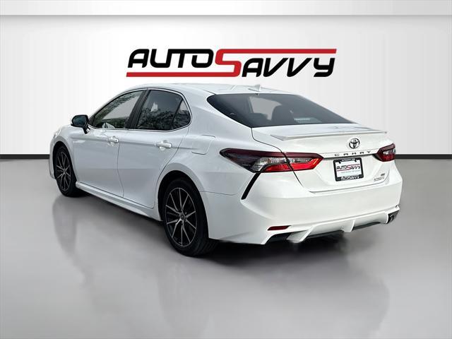 used 2021 Toyota Camry car, priced at $20,000