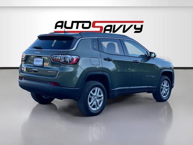 used 2021 Jeep Compass car, priced at $15,700
