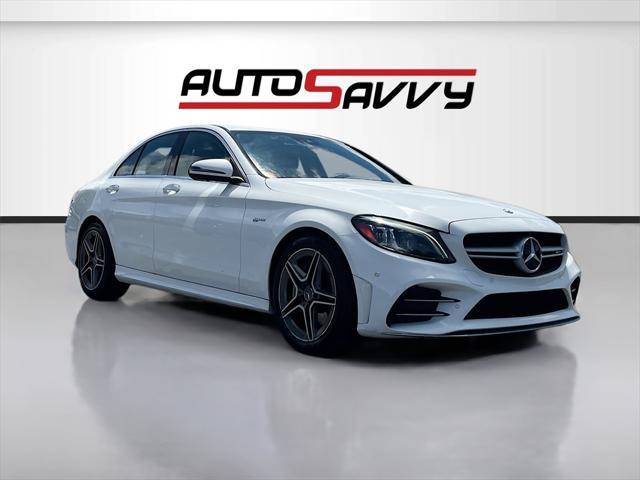 used 2020 Mercedes-Benz AMG C 43 car, priced at $30,500