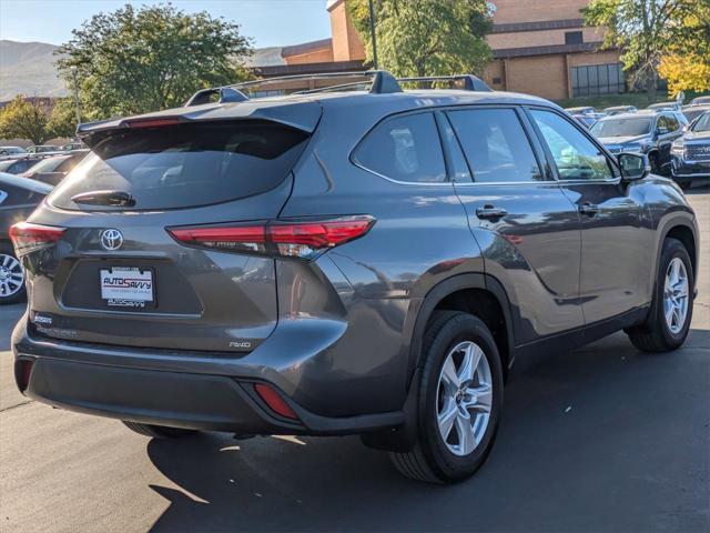 used 2021 Toyota Highlander car, priced at $26,800